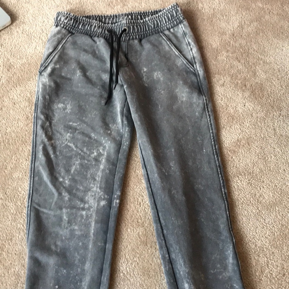 gray marble sweatpants/jogging pants